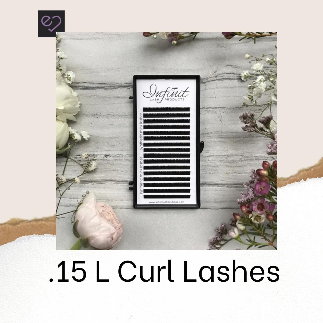 .15 LD-Curl Single Black Classic Lash Trays
