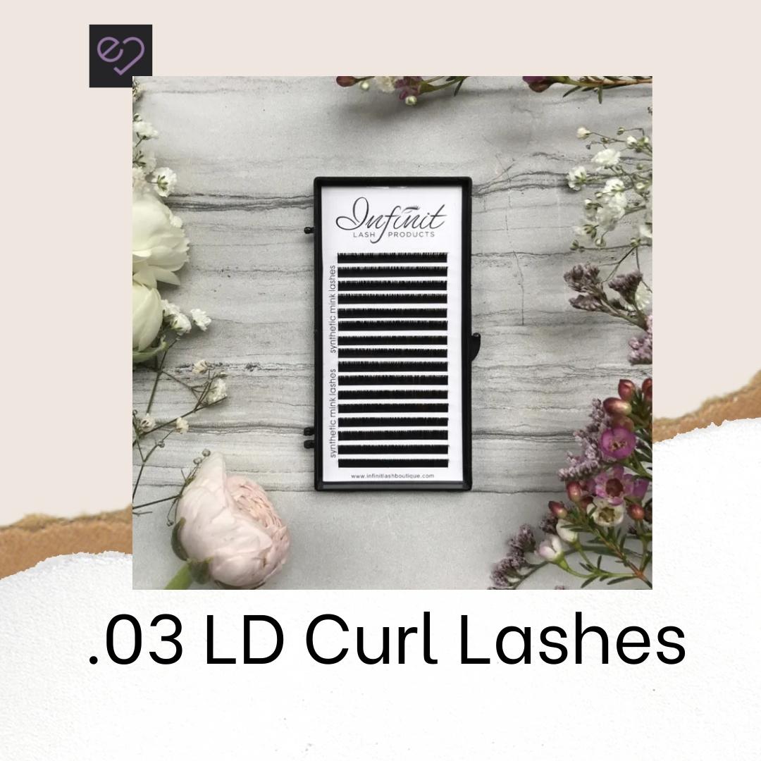 .03 LD-Curl Single Black Volume Lash Trays